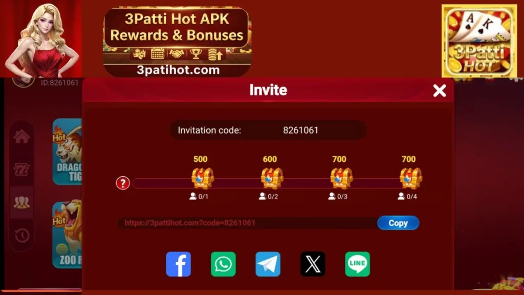 3patti hot refer and invite 