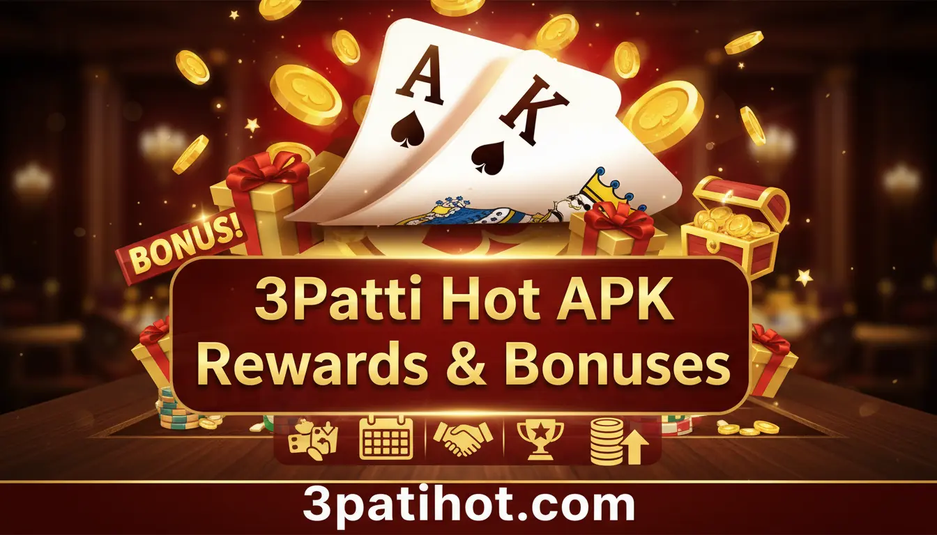 3Patti Hot game Rewards and Bonuses